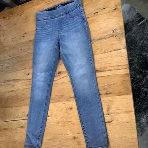 Old Navy Rockstar skinny jeggings mid-rise women's denim blue jeans  4